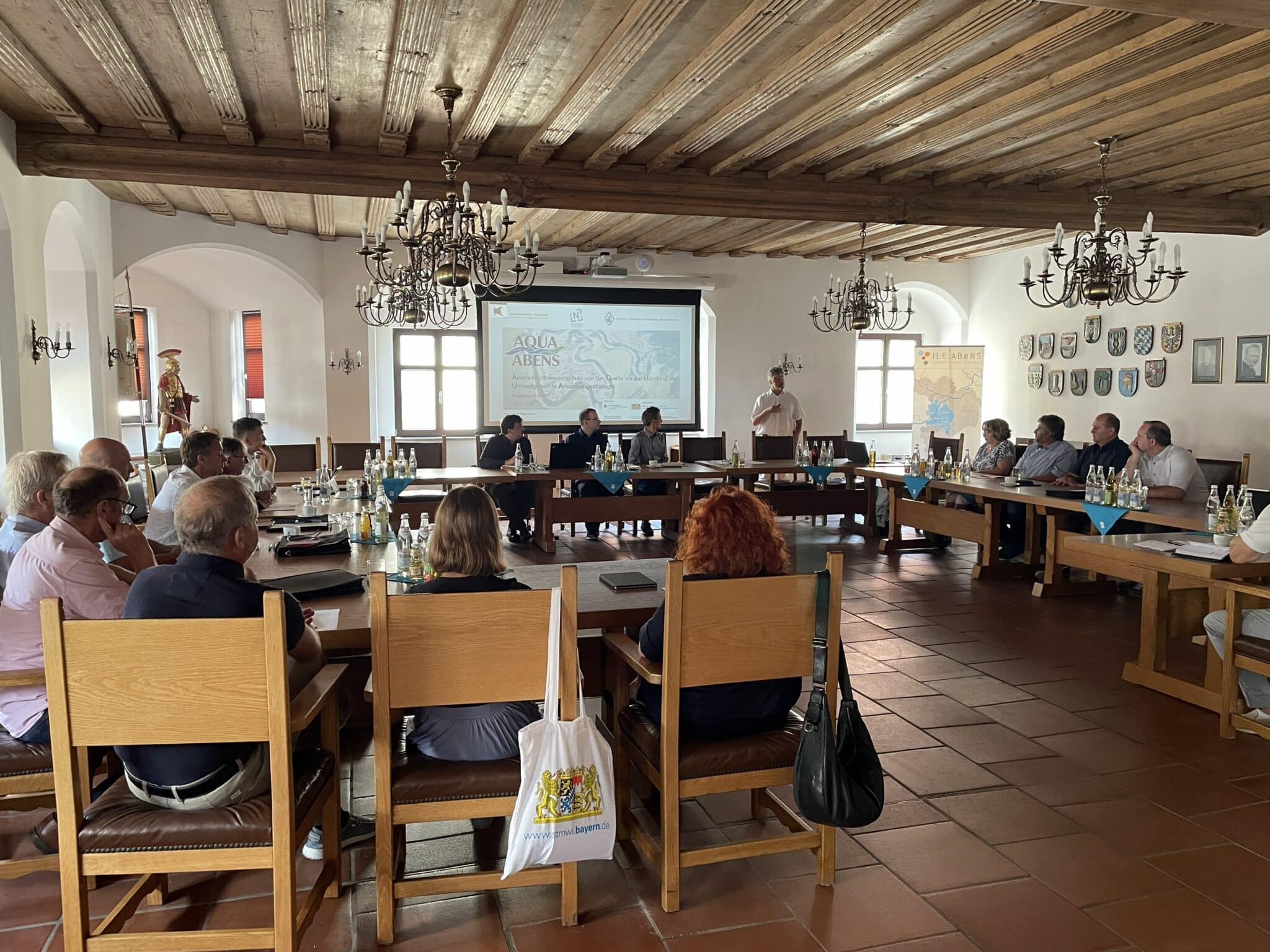 Erstes Treffen der Steuerungsgruppe des Hochwasserprojekts AQUA Abens